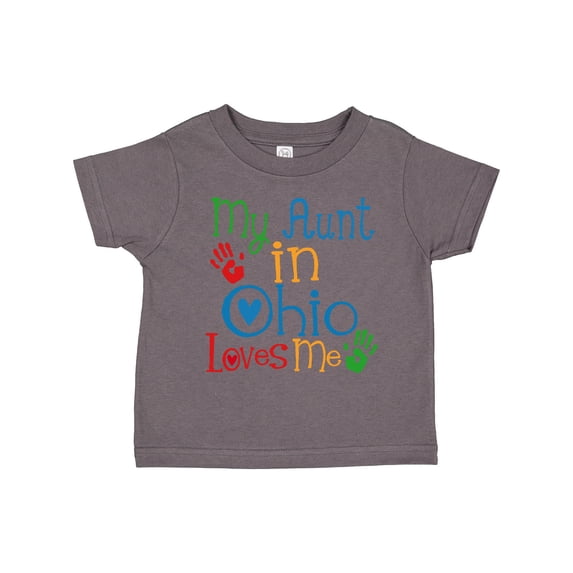 Inktastic My Aunt in Ohio Loves Me Boys or Girls Toddler T-Shirt