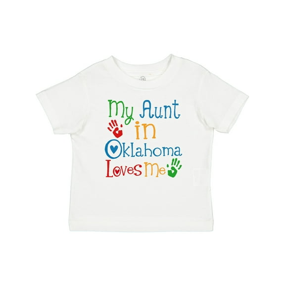 Inktastic My Aunt in Oklahoma Loves Me Boys or Girls Baby T-Shirt