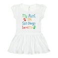 thumbnail image 1 of Inktastic My Aunt in San Diego Loves Me Girls Toddler Dress, 1 of 5