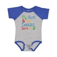 thumbnail image 1 of Inktastic My Aunt in Texas Loves Me Boys or Girls Baby Bodysuit, 1 of 5