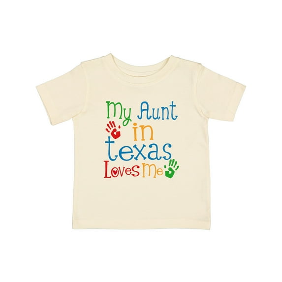 Inktastic My Aunt in Texas Loves Me Boys or Girls Baby T-Shirt