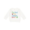 thumbnail image 1 of Inktastic My Aunt in Texas Loves Me Toddler Sweatshirt, 1 of 4
