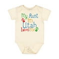 thumbnail image 1 of Inktastic My Aunt in Utah Loves Me Boys or Girls Baby Bodysuit, 1 of 5