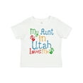 thumbnail image 1 of Inktastic My Aunt in Utah Loves Me Boys or Girls Toddler T-Shirt, 1 of 5