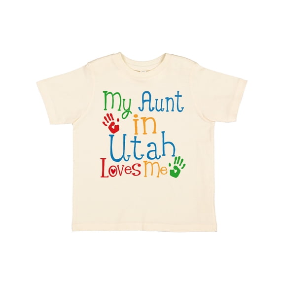 Inktastic My Aunt in Utah Loves Me Boys or Girls Toddler T-Shirt