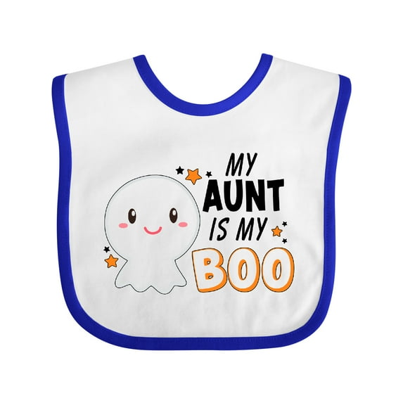 Inktastic My Aunt is My Boo with Cute Ghost Boys or Girls Baby Bib