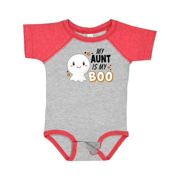 Inktastic My Aunt is My Boo with Cute Ghost Boys or Girls Baby Bodysuit