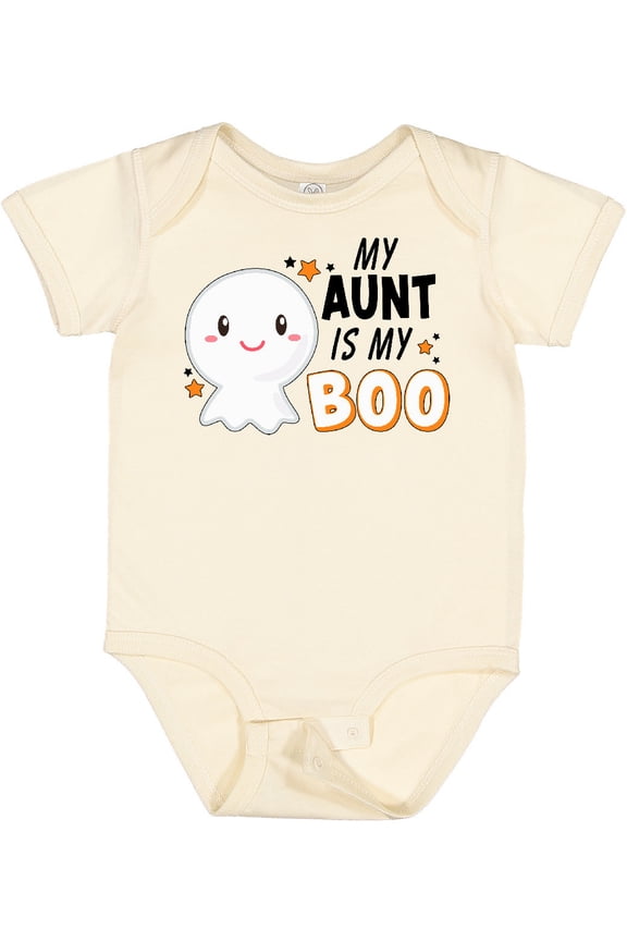 My Aunt is My Boo with Cute Ghost Boys or Girls Baby Bodysuit