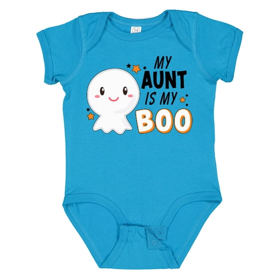 Inktastic My Aunt is My Boo with Cute Ghost Boys or Girls Baby Bodysuit