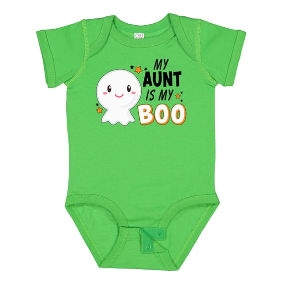 Inktastic My Aunt is My Boo with Cute Ghost Boys or Girls Baby Bodysuit