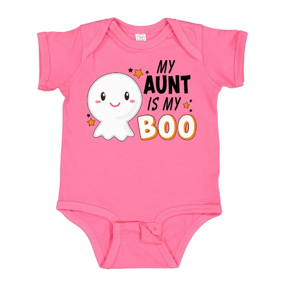 Inktastic My Aunt is My Boo with Cute Ghost Boys or Girls Baby Bodysuit