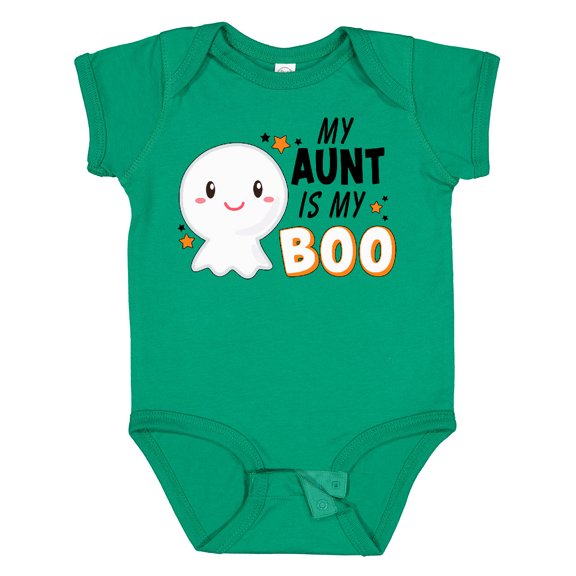 Inktastic My Aunt is My Boo with Cute Ghost Boys or Girls Baby Bodysuit