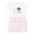 thumbnail image 1 of Inktastic My Aunt is My Boo with Cute Ghost Girls Toddler Dress, 1 of 5