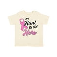 thumbnail image 1 of Inktastic My Aunt is My Hero- Breast Cancer Awareness Boys or Girls Toddler T-Shirt, 1 of 5