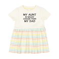 thumbnail image 1 of Inktastic My Aunt is Waaay Cooler Than My Dad Girls Baby Dress, 1 of 5