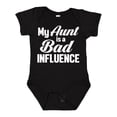 thumbnail image 1 of Inktastic My Aunt is a Bad Influence Boys or Girls Baby Bodysuit, 1 of 5