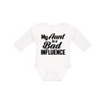 thumbnail image 1 of Inktastic My Aunt is a Bad Influence Boys or Girls Long Sleeve Baby Bodysuit, 1 of 5
