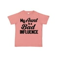 thumbnail image 1 of Inktastic My Aunt is a Bad Influence Boys or Girls Toddler T-Shirt, 1 of 5