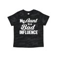 thumbnail image 1 of Inktastic My Aunt is a Bad Influence Boys or Girls Toddler T-Shirt, 1 of 5