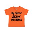 thumbnail image 1 of Inktastic My Aunt is a Bad Influence Boys or Girls Toddler T-Shirt, 1 of 5