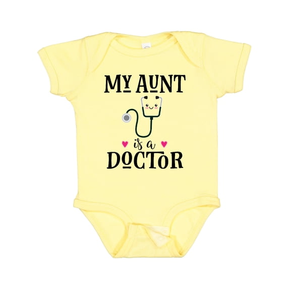 Inktastic My Aunt is a Doctor Girls Baby Bodysuit