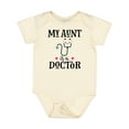 thumbnail image 1 of Inktastic My Aunt is a Doctor Girls Baby Bodysuit, 1 of 5