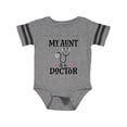 thumbnail image 1 of Inktastic My Aunt is a Doctor Girls Baby Bodysuit, 1 of 4