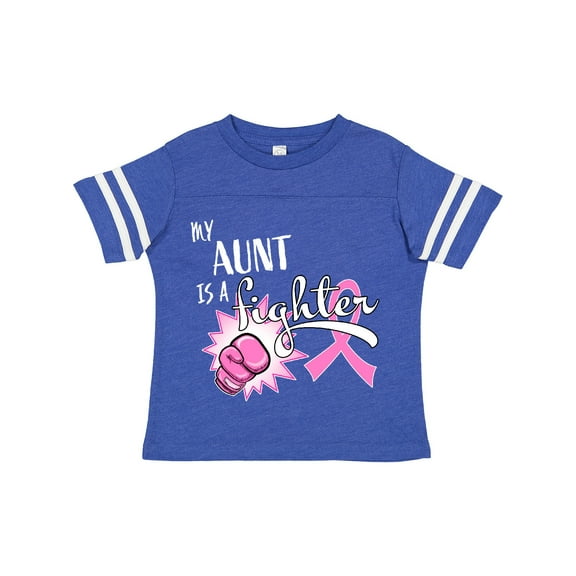 Inktastic My Aunt is a Fighter Breast Cancer Awareness Boys or Girls Toddler T-Shirt