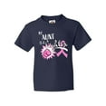 thumbnail image 1 of Inktastic My Aunt is a Fighter- Breast Cancer Awareness Youth T-Shirt, 1 of 5