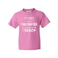 thumbnail image 1 of Inktastic My Aunt is a Firefighter and a Hero Youth T-Shirt, 1 of 5