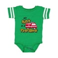 thumbnail image 1 of Inktastic My Aunt is a Firefighter with Fire Truck Boys or Girls Baby Bodysuit, 1 of 5
