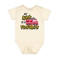 thumbnail image 1 of Inktastic My Aunt is a Firefighter with Fire Truck Boys or Girls Baby Bodysuit, 1 of 5