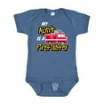 thumbnail image 1 of Inktastic My Aunt is a Firefighter with Fire Truck Boys or Girls Baby Bodysuit, 1 of 5
