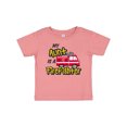 thumbnail image 1 of Inktastic My Aunt is a Firefighter with Fire Truck Boys or Girls Baby T-Shirt, 1 of 5