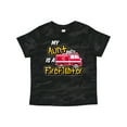 thumbnail image 1 of Inktastic My Aunt is a Firefighter with Fire Truck Boys or Girls Toddler T-Shirt, 1 of 5