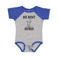 thumbnail image 1 of Inktastic My Aunt is a Nurse Girls Baby Bodysuit, 1 of 5