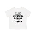 thumbnail image 1 of Inktastic My Aunt is a Respiratory Therapist and a Hero Boys or Girls Baby T-Shirt, 1 of 5