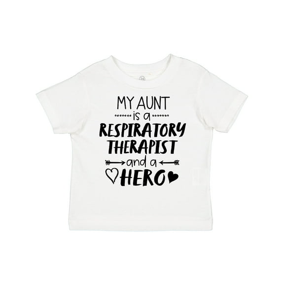 Inktastic My Aunt is a Respiratory Therapist and a Hero Boys or Girls Toddler T-Shirt