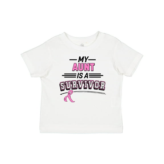 Inktastic My Aunt is a Survivor Breast Cancer Awareness Boys or Girls Baby T-Shirt