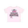thumbnail image 1 of Inktastic My Aunt is a Survivor Breast Cancer Awareness Boys or Girls Toddler T-Shirt, 1 of 5