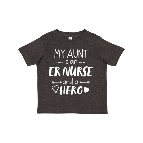 Inktastic My Aunt is an ER Nurse and a Hero Boys or Girls Toddler T-Shirt