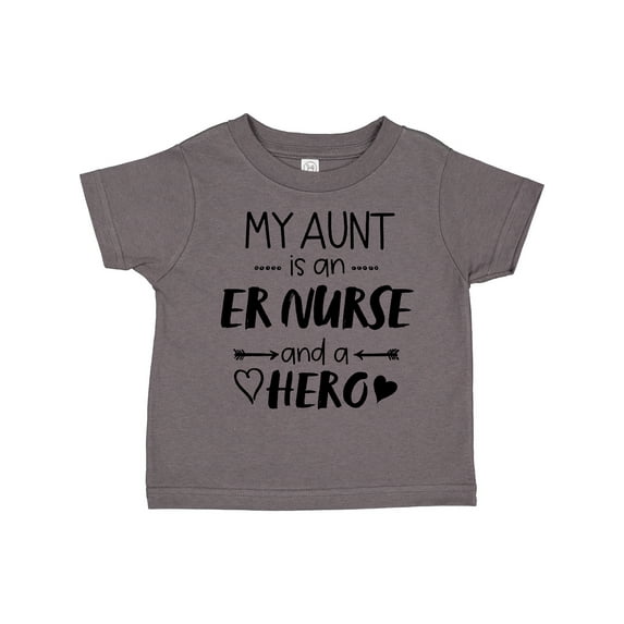 Inktastic My Aunt is an ER Nurse and a Hero Boys or Girls Toddler T-Shirt