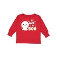 thumbnail image 1 of Inktastic My Aunt is my Boo with Cute Ghost Boys or Girls Long Sleeve Toddler T-Shirt, 1 of 5