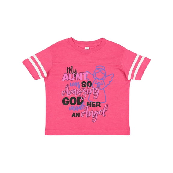 Inktastic My Aunt was so Amazing God Made her an Angel Girls Toddler T-Shirt