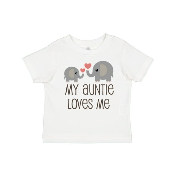 Inktastic My Auntie Loves Me Boys or Girls Baby T-Shirt