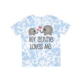 thumbnail image 1 of Inktastic My Auntie Loves Me Boys or Girls Toddler T-Shirt, 1 of 5