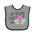 thumbnail image 1 of Inktastic My Auntie Loves Me- Cute Dragonfly Boys or Girls Baby Bib, 1 of 4