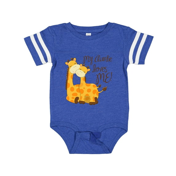 Inktastic My Auntie Loves Me! Gift Baby Boy or Baby Girl Bodysuit