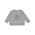 thumbnail image 1 of Inktastic My Auntie Loves Me Girls Baby Sweatshirt, 1 of 4