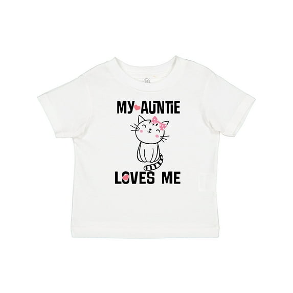 Inktastic My Auntie Loves Me Girls Baby T-Shirt